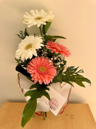 Bouquet com 4 Gerberas