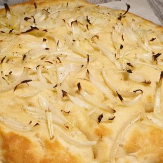 Focaccia con cebolla