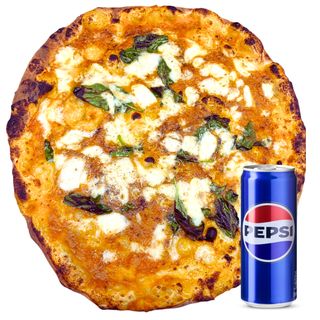 Margherita con pomodorini gialli + Pepsi in lattina