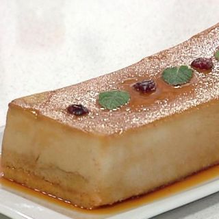 Pudding casero de platano