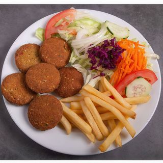 Prato falafel