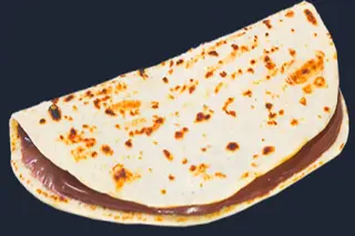 PIADA CON NUTELLA