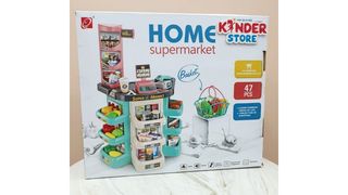 Игровой набор супермаркет с корзиной 47 предметов высота 79 см ширина 