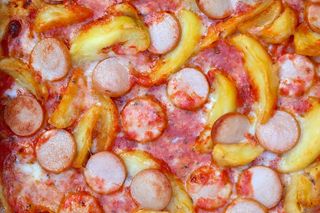 Würstel e patatine tonda