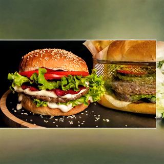 Natural burger single