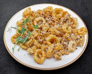 Бейби калмари с манго сос (250г)