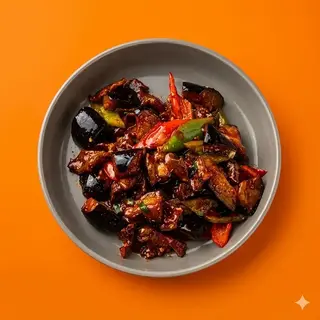 Баклажан с мясом