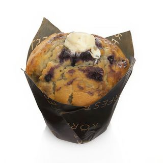 Muffin de queso con arándanos