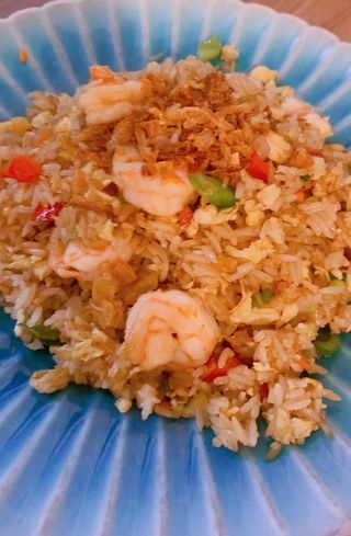 32. Wok De Arroz Yakimissi Con Gambas Salsa Teriyaki