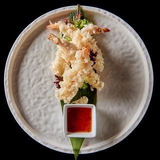 Tempura di gamberi 