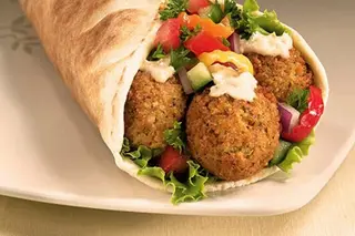 Menù roll falafel