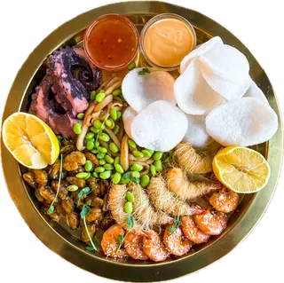 Плато морепродуктів з восьминогом (1000г)