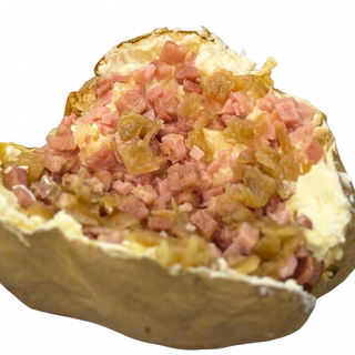 Patata con bacon cream