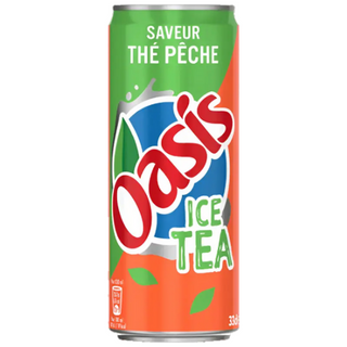 Oasis - ice tea pêche  ( 33Cl ) Canette 