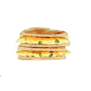 Sándwich De Tortilla Francesa Con Queso Crema Y Calabacin