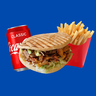Menú Kebab Solo Carne