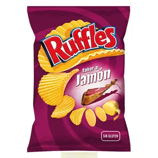 Ruffles Grandes Jamon 250G