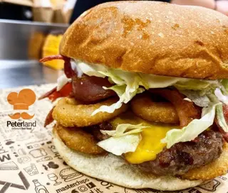 Usa style burger