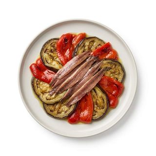 Escalivada Con Anchoas