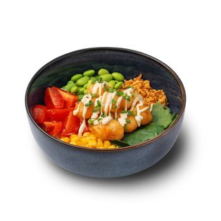 Боул с креветками