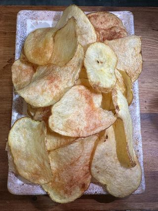 Patate fritte fresche chips