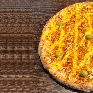 Pizza de Frango com Cheddar