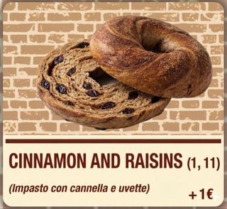 Cinnamon and raisin
