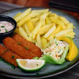 Fish fingers and chips