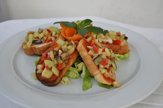 Bruschette  sa povrćem 350 gr