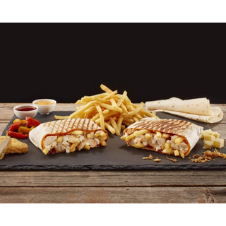  TACOS POULET AVEC FRITES 