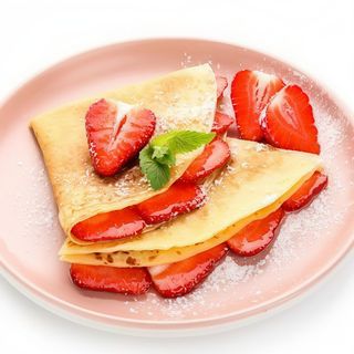 Crepe de fresa