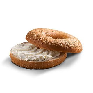 Bagel com queijo creme