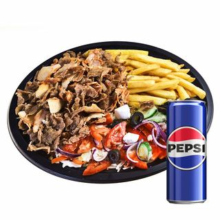 Talerz Kebab + Pepsi 330ml