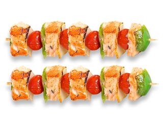 Шашлычки из лосося