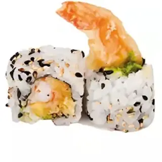 Maki tempura de langostinos