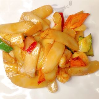 52. Gnocchi di riso con frutti di mare