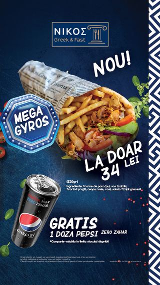 Mega Gyros - Pepsi Max Gratuit