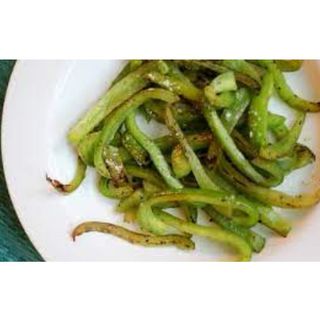 Green with green pepper