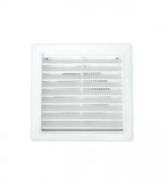 (017640) Rozetna za ventilaciju 150x150mm PVC bijela 3946-009
