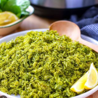 Spinach rice