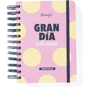 Mr Wonderful Agenda 2025 26 Pequeña Día Página Gran Día A La Vista - 8445641063311