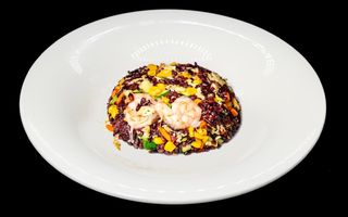 18. Black sake meshi