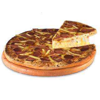 Pizza Salchipapa