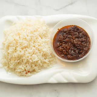 Rice And Chicken With Stew