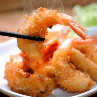 Langostinos rebozados