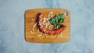 Domaća kobasica sa kačkavaljem 200g