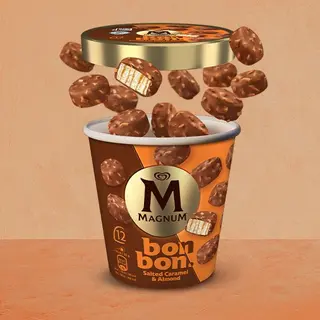 Magnum BonBon Salted Caramel & Almond 12 Uds.