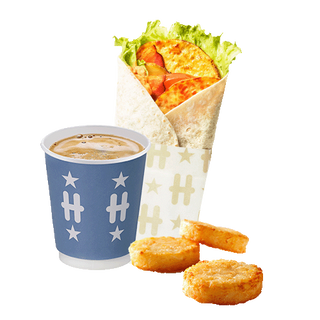 Сутрешна тортила с бекон меню