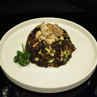 Riso venere con pollo e verdure-187