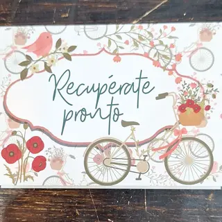 Tarjeta "Recupérate pronto"